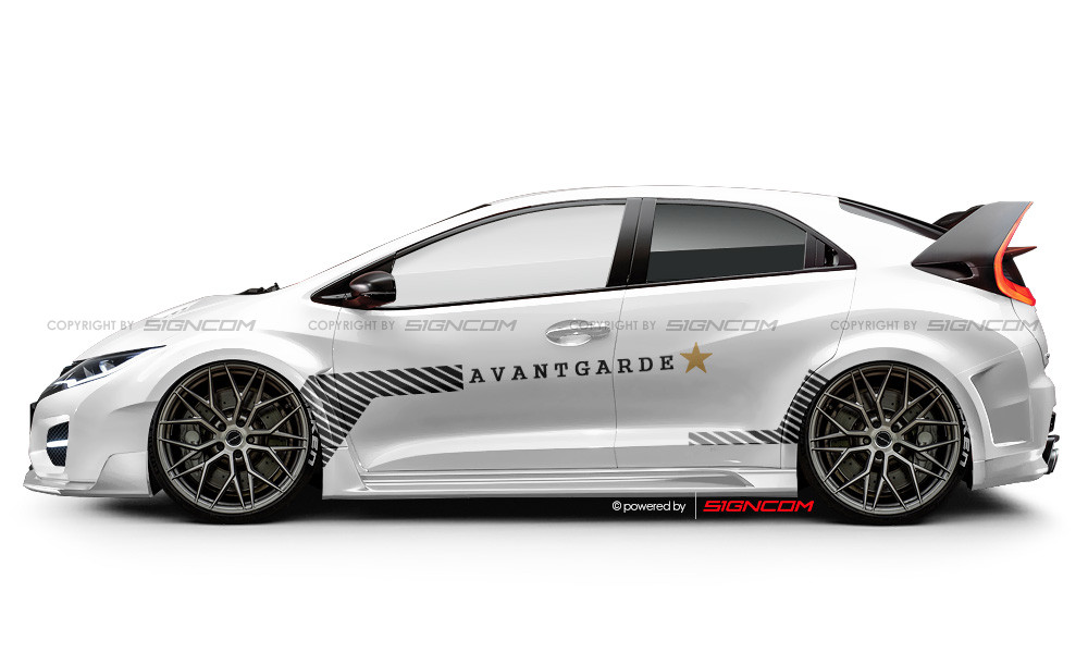 Art Performance Aufkleber Set 14 / Art Performance Car Graphic Kit 14 - Fourteen