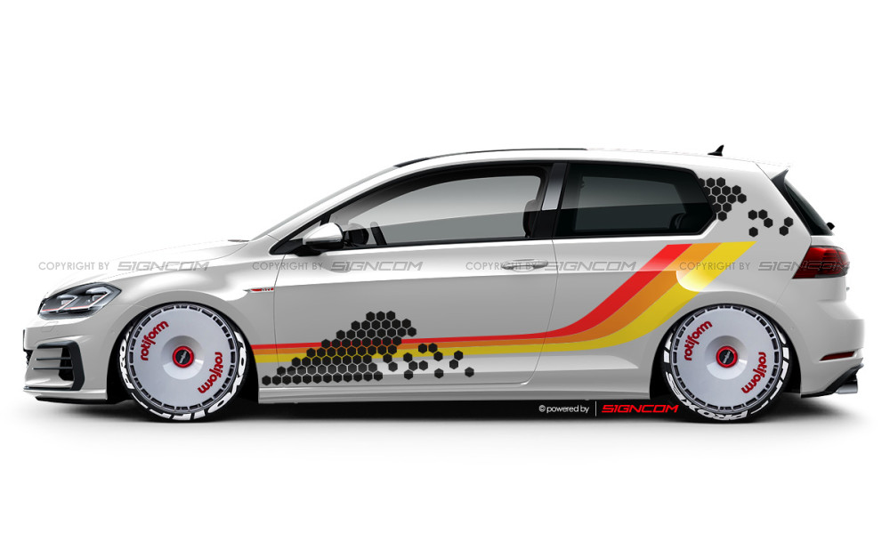 Auto Design Aufkleber Set 21 | Car Design Graphic Kit 21