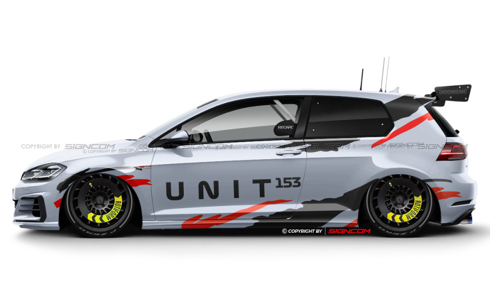 Auto Racing Aufkleber Set 37 | Racing Car Graphic Kit 37 - Thirty Seven