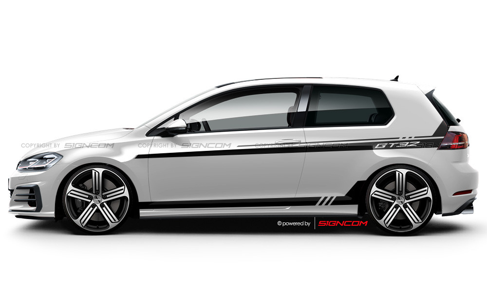 Auto Seitendekor Set 93 | Car Side Graphic Kit 93