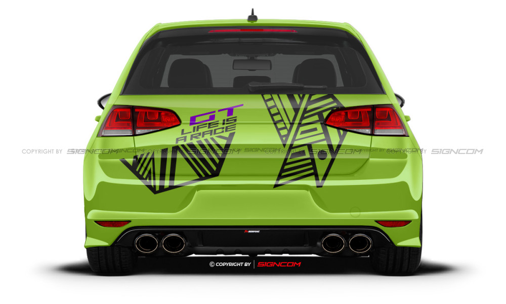 Autoaufkleber Set 504 | Car Wrap Kit 504