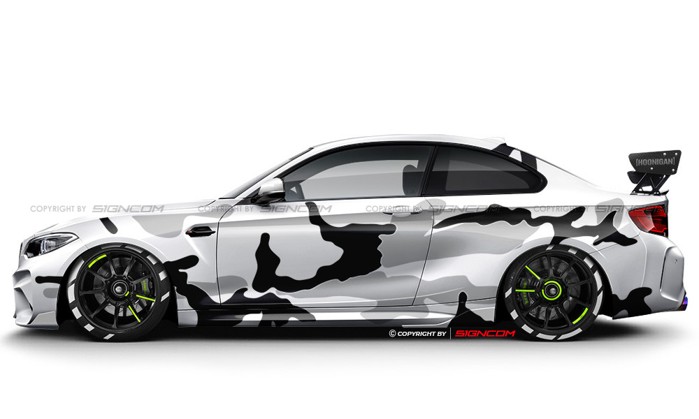 Camouflage Aufkleber Set V1 | Camouflage Car Graphic Kit V1