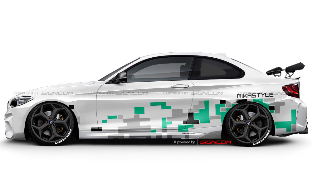 Camouflage Aufkleber Set V6