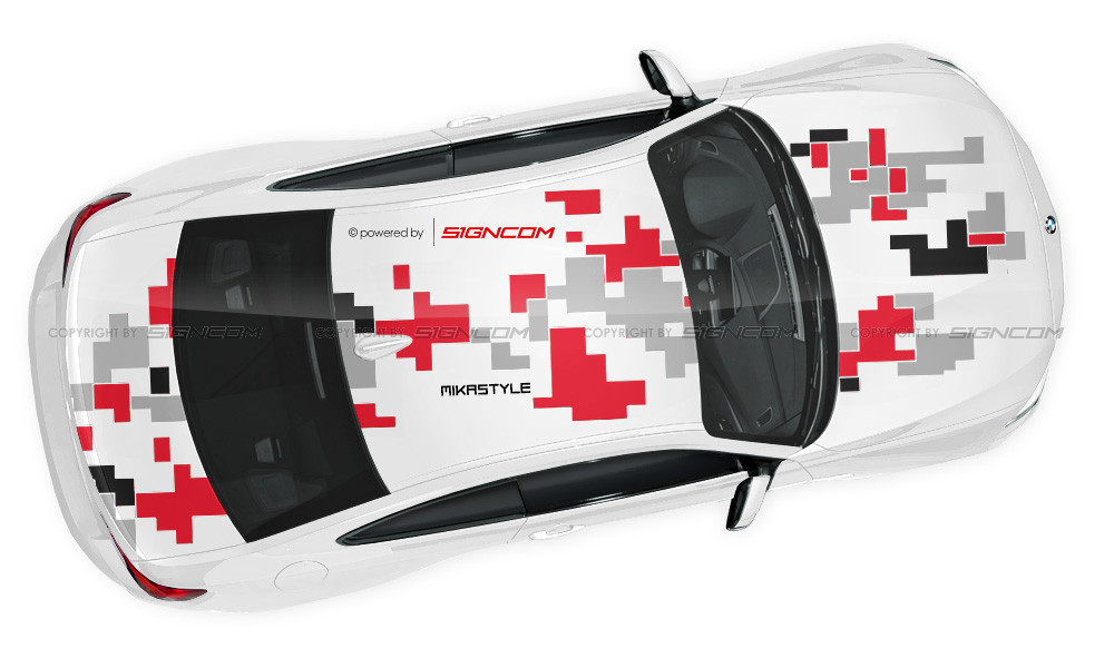 Camouflage Aufkleber Set V7
