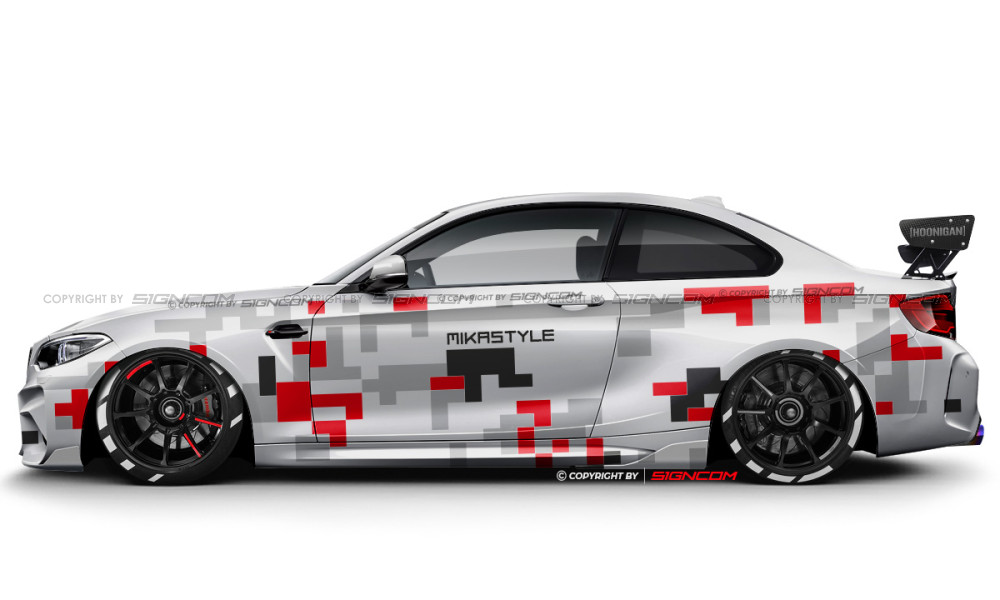 Camouflage Aufkleber Set V7