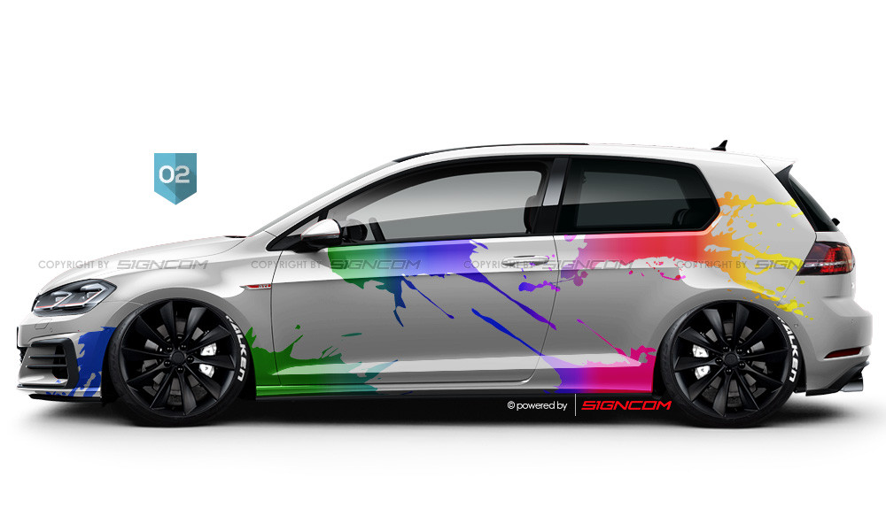 Colorite Aufkleber Set 02 | Colorite Car Graphic Kit 02