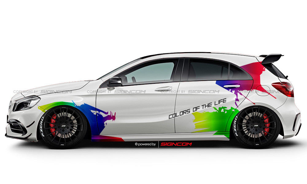 Colorite Aufkleber Set 03 | Colorite Car Graphic Kit 03