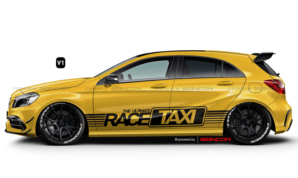 Fake Racing Aufkleber Set 01 | Fake Racing Car Graphic Kit 01