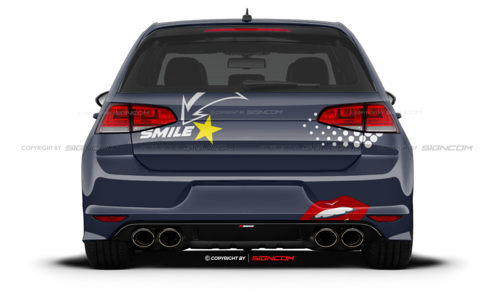 Pop Art Aufkleber Set 04 | Pop Art Car Graphic Kit 04