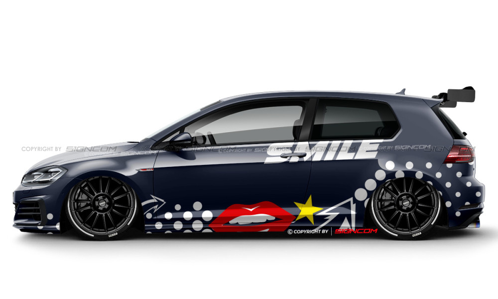 Pop Art Aufkleber Set 04 | Pop Art Car Graphic Kit 04