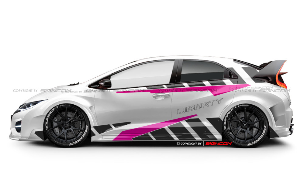 Race Art Aufkleber Set 37 | Racing Art Car Graphic Kit 37 - Thirty Seven