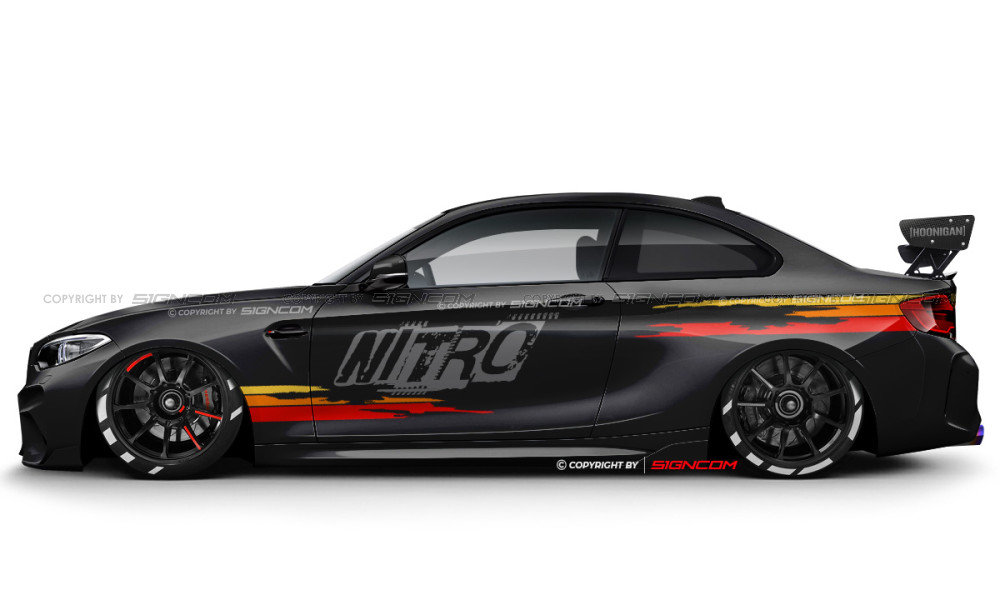 Race Art Aufkleber Set 40 | Racing Art Car Graphic Kit 40 - Fourty