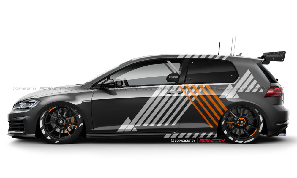 Race Art Aufkleber Set 41 | Racing Art Car Graphic Kit 41 - Fourty One