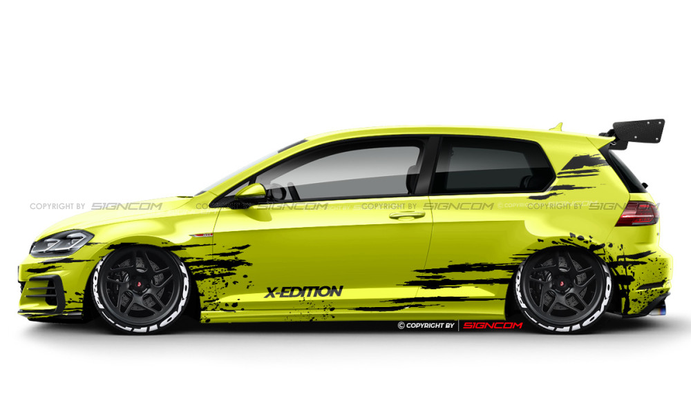 Race Art Aufkleber Set 43 | Racing Art Car Graphic Kit 43 - Forty Three