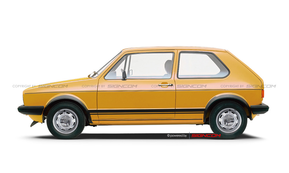 Seitenstreifen Oldtimer / Classic Car 01