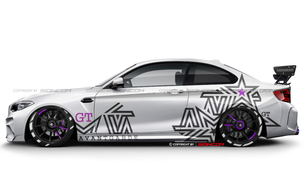 STA Set 04 Aufkleber Set | STA 04 Car Graphic Kit