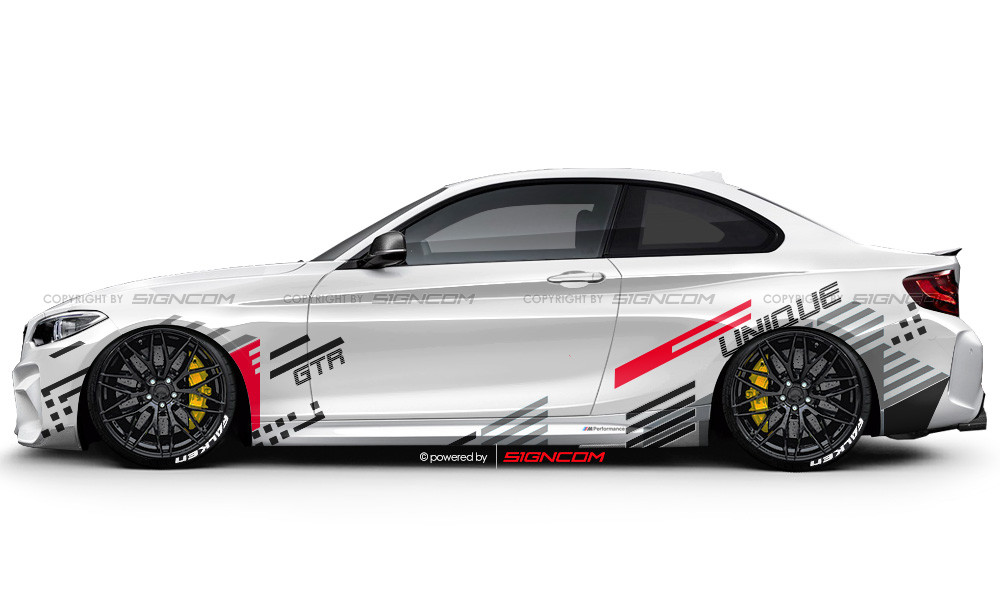 Techni Set 10 Autoaufkleber  | Techni Set 10 Car Graphic Kit