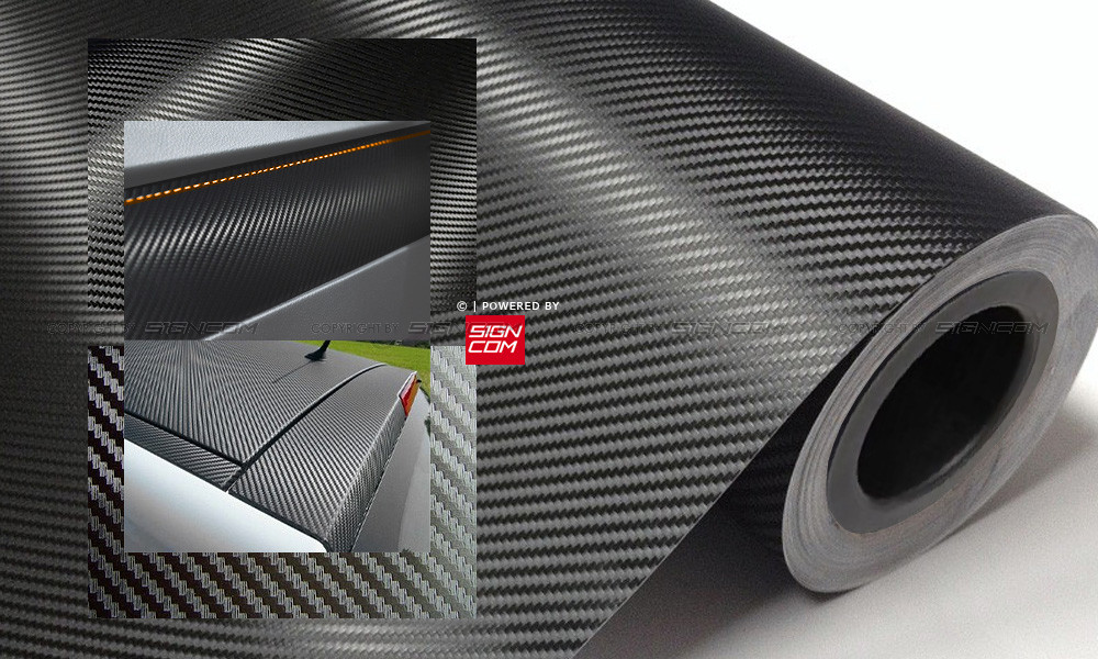 Carbon Look Folie selbstkleben 3D Struktur 30x150CM für Innen und