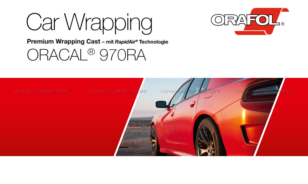 Oracal® 970 RA - Orafol® RapidAir®-Technologie, Blasenfreies Verkleben  durch Mikrokanäle, Premium Wrapping Cast Vollverklebungsfolie