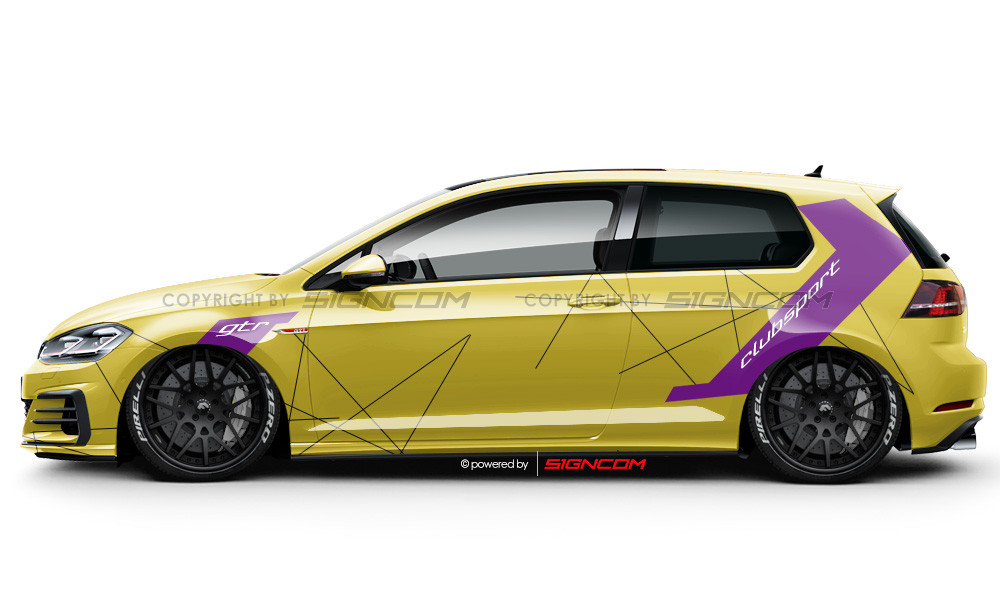 Art Performance Aufkleber Set 03 / Art Performance Car Graphic Kit 03 - Zero Three
