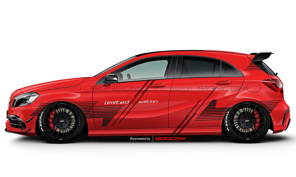 Art Performance Aufkleber Set 04 / Art Performance Car Graphic Kit 04 - Zero Four