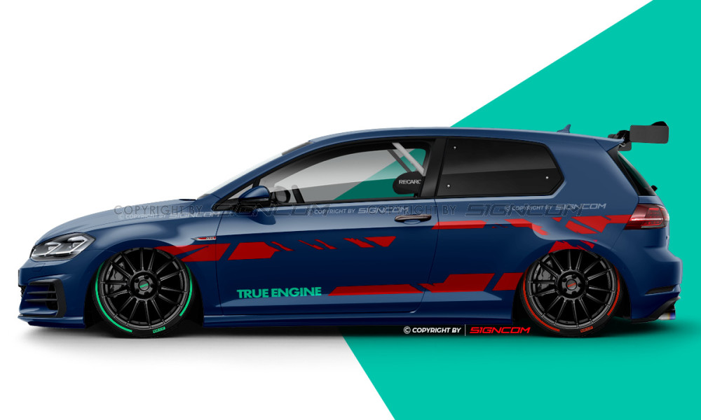 Art Performance Aufkleber Set 48 | Art Performance Car Graphic Kit 48 - Fourty Eight