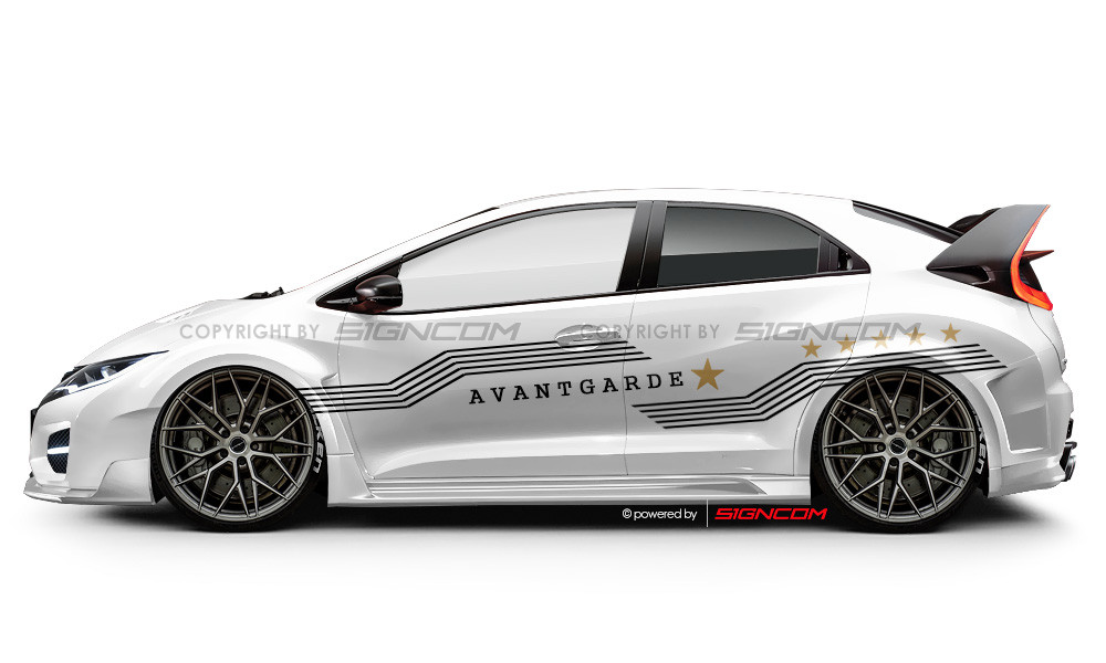 Art Performance Aufkleber Set 15 / Art Performance Car Graphic Kit 15 - Fifteen