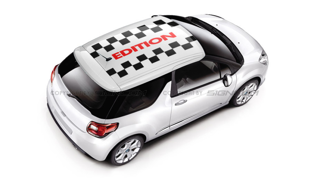 Auto Dachaufkleber 10