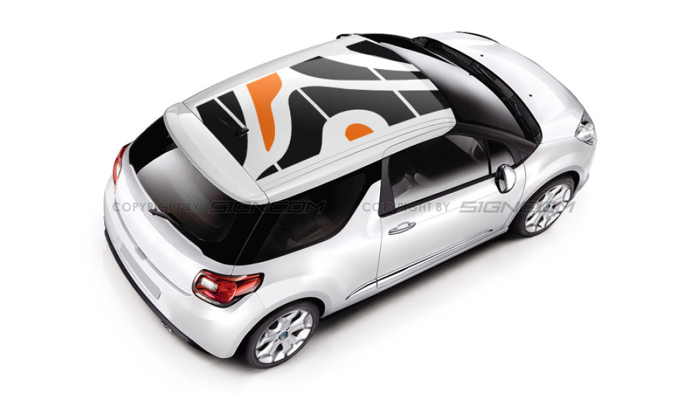 Auto Dachaufkleber 12