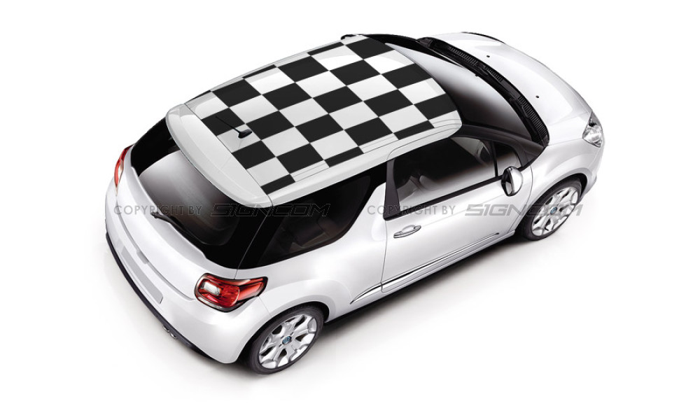 Auto Dachaufkleber 2