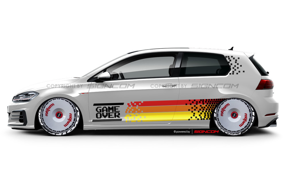 Auto Design Aufkleber Set 22 | Car Design Graphic Kit 22