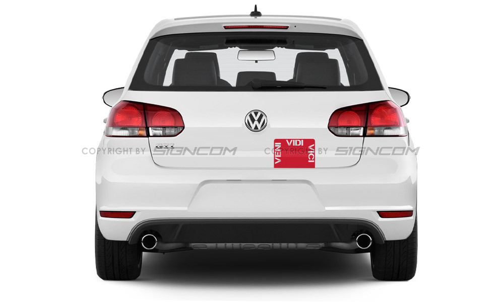 Auto Heckaufkleber 26