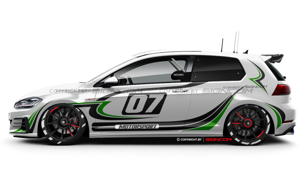 Auto Motorsport Set 3 Pro | Motorsport Car Graphic Kit 3 Pro