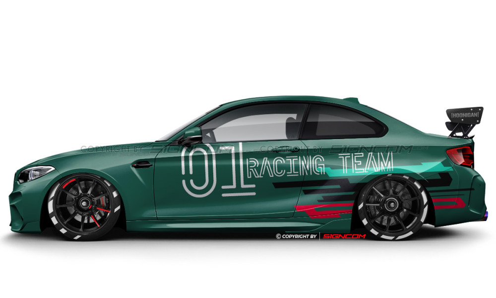 Auto Racing Aufkleber Set 33 | Racing Car Graphic Kit 33 - Thirty three