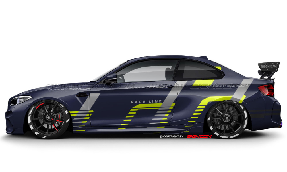 Auto Racing Aufkleber Set 40 | Racing Car Graphic Kit 40 - Fourty