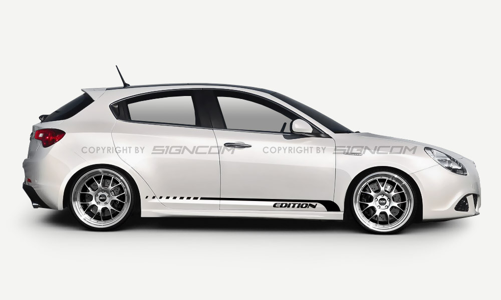 Autoaufkleber Seitenstreifen Set 04