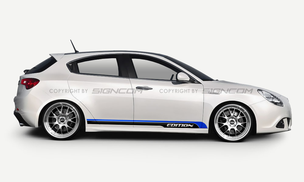 Autoaufkleber Seitenstreifen Set 05