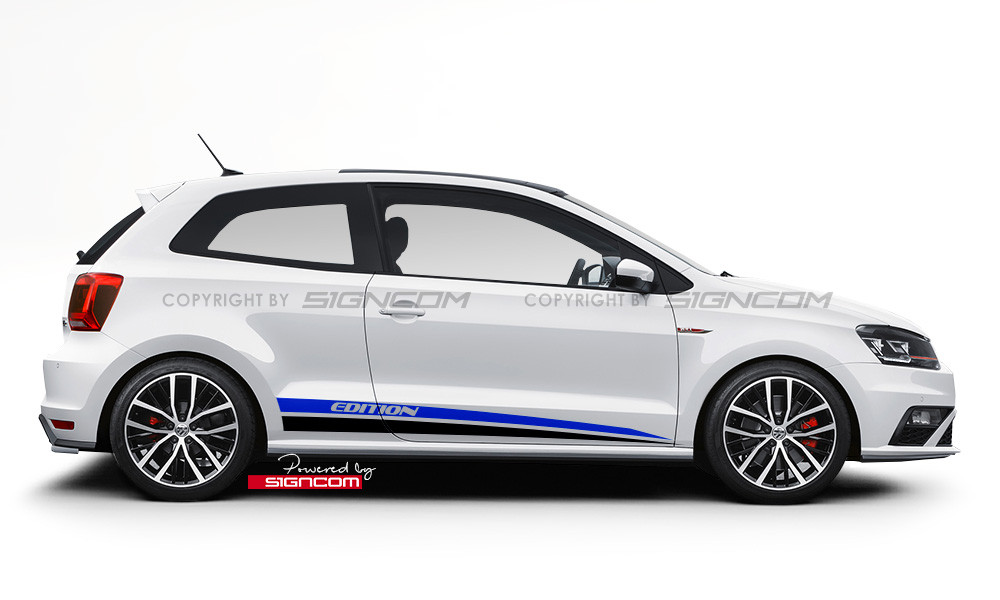 Autoaufkleber Seitenstreifen Set 10