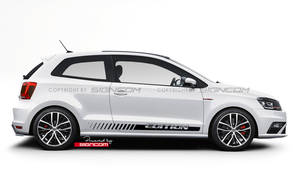 Autoaufkleber Seitenstreifen Set 12