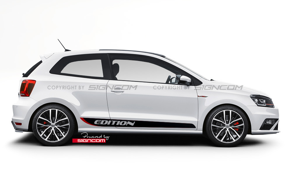 Autoaufkleber Seitenstreifen Set 18