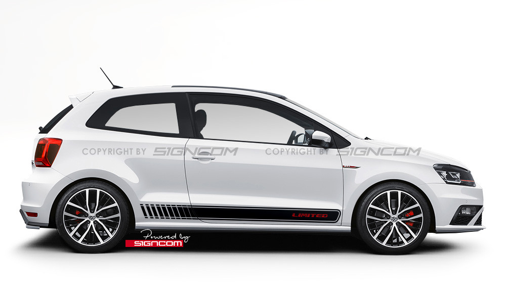 Autoaufkleber Seitenstreifen Set 19