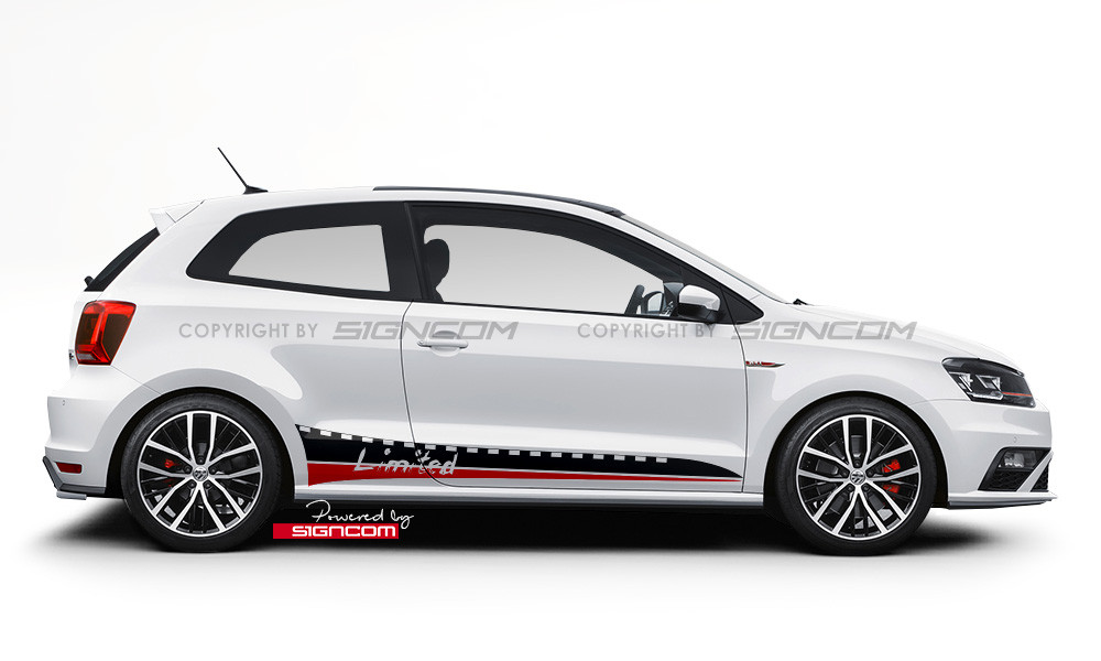 Autoaufkleber Seitenstreifen Set 30