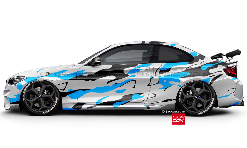 Camouflage Aufkleber Set V4