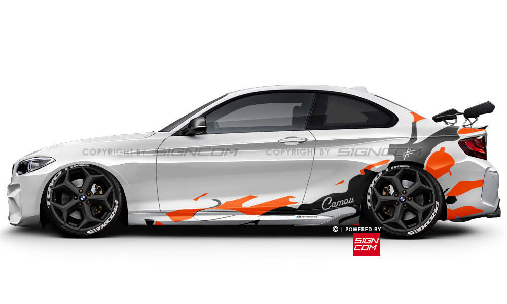 Camouflage Aufkleber Set V5