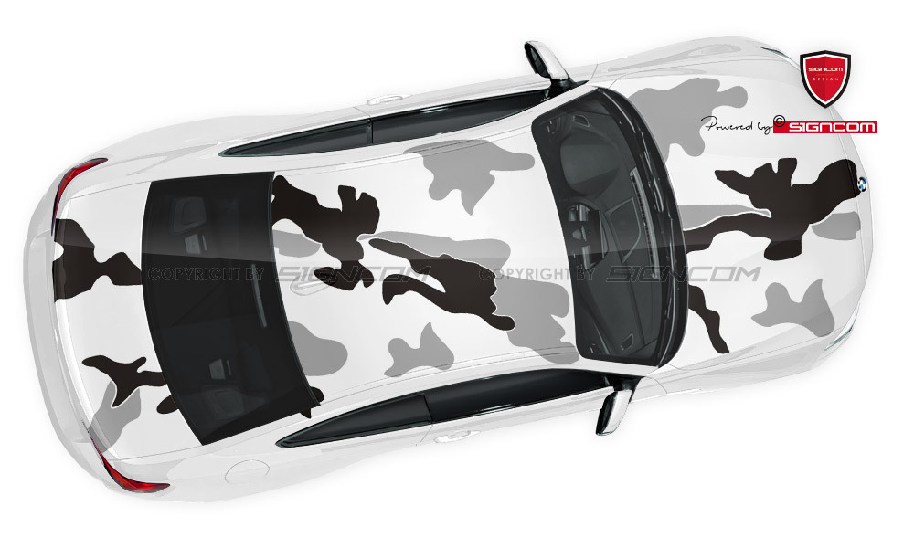 Camouflage Aufkleber Set V1 | Camouflage Car Graphic Kit V1