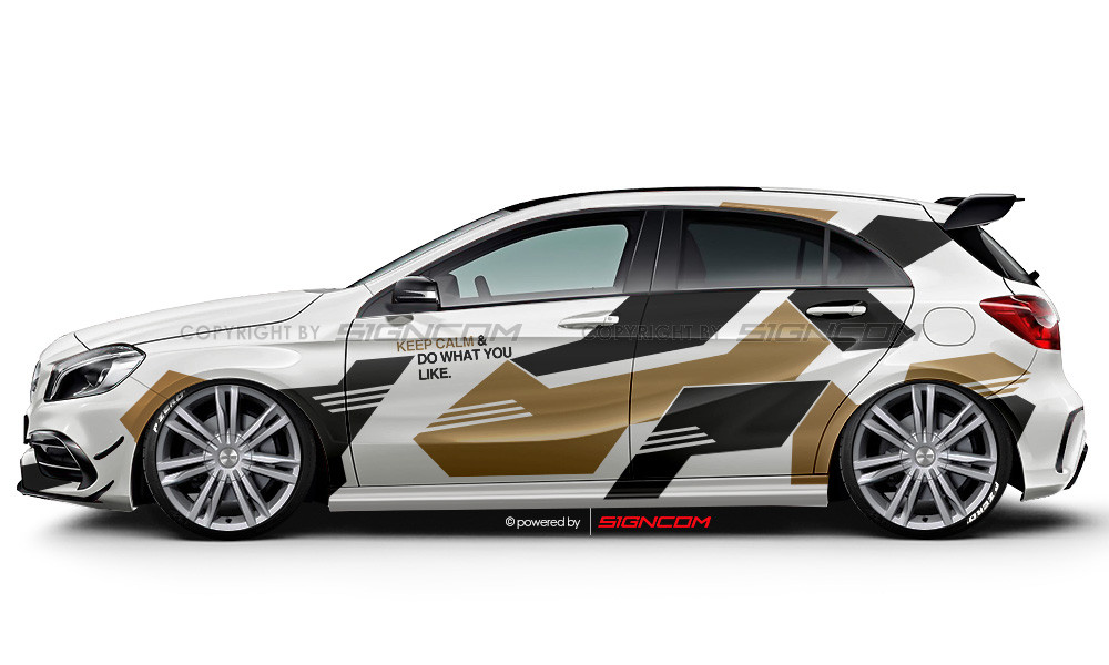 Camouflage Aufkleber Set V11 | Camouflage Car Graphic Kit V11
