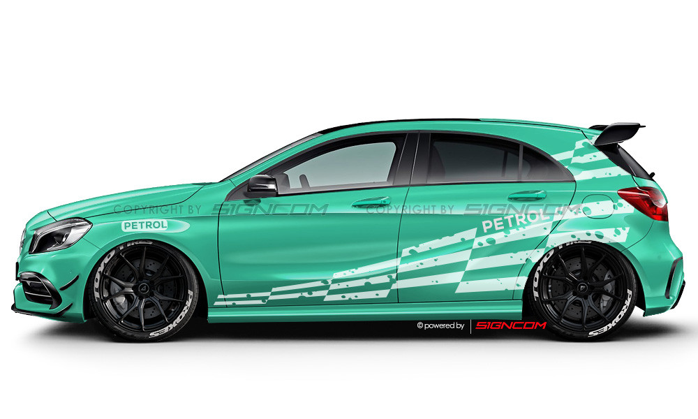Race Art Aufkleber Set 10 | Racing Art Car Graphic Kit 10
