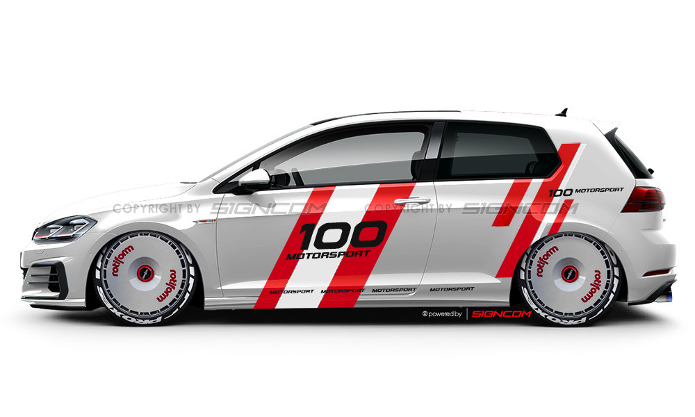 Race Art Aufkleber Set 14 | Racing Art Car Graphic Kit 14