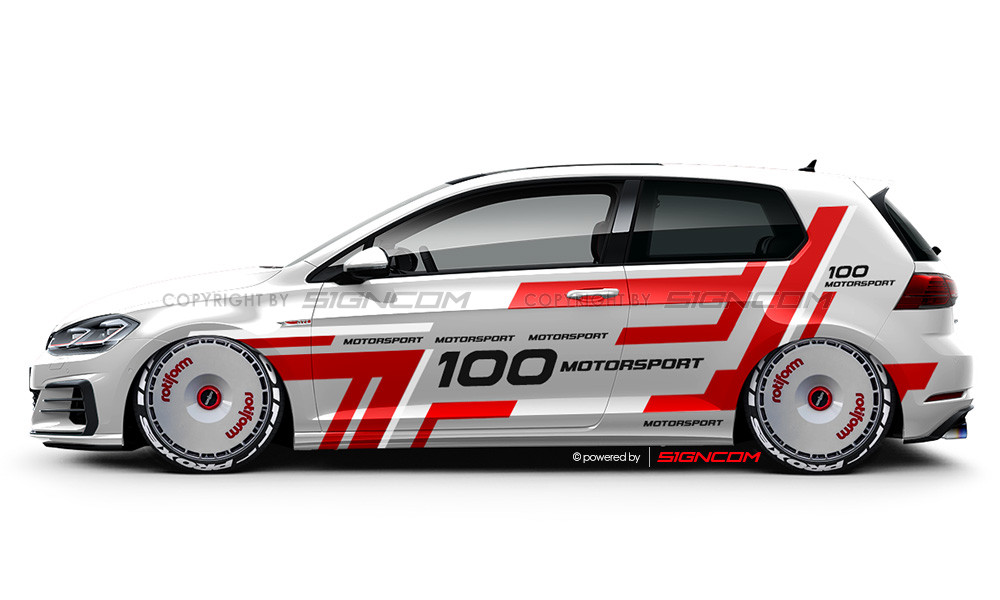 Race Art Aufkleber Set 15 | Racing Art Car Graphic Kit 15