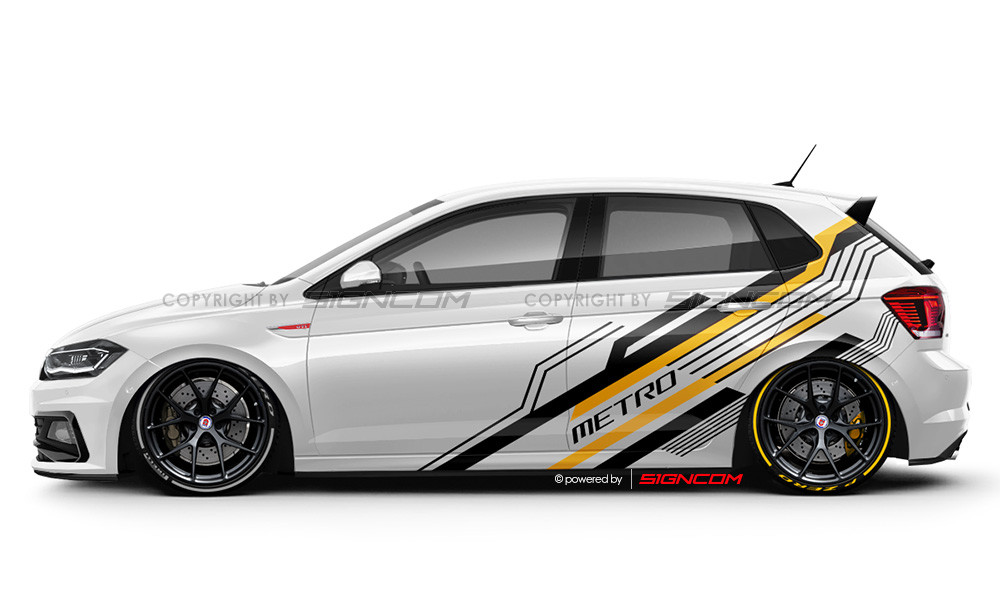 Race Art Aufkleber Set 21 | Racing Art Car Graphic Kit 21